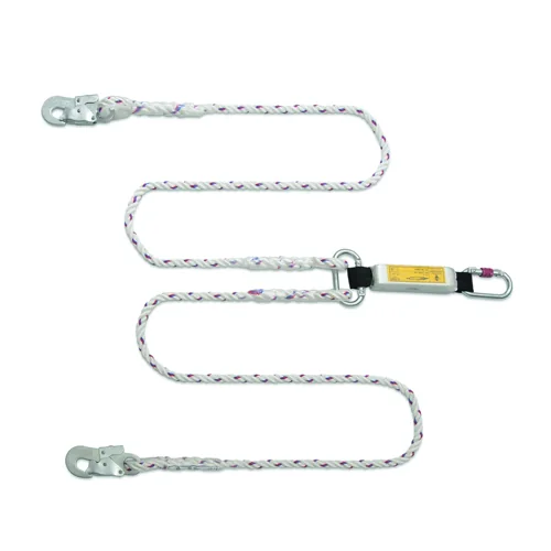 Twin Polyamide Lanyard with Energy Absorber
