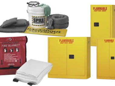 Safety Cans, Cabinets, Spill Control & Safety Products