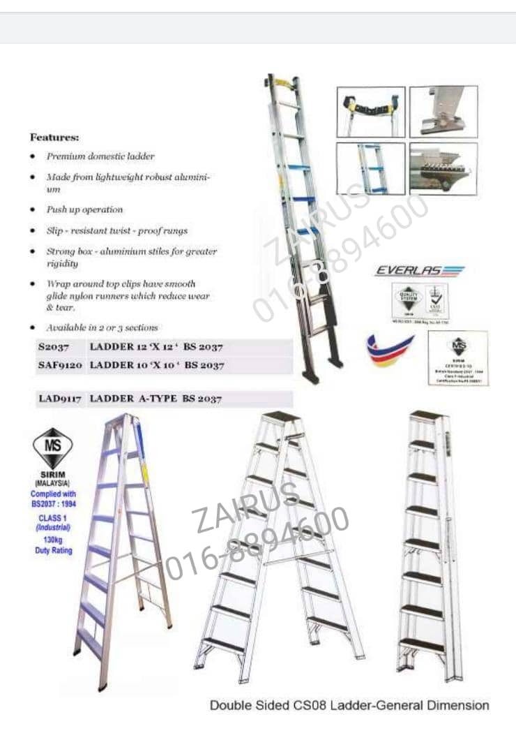 Ladder 12 x 12 Step | Zairus Tech (M)